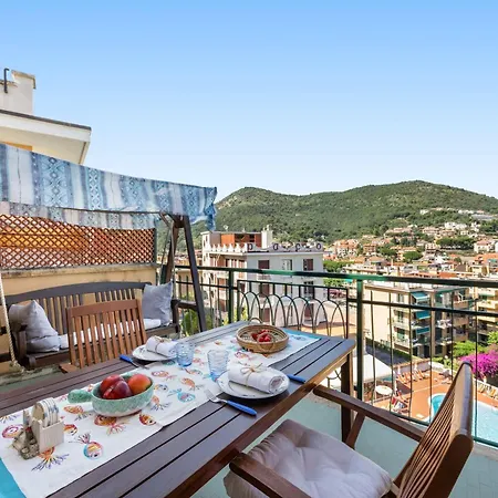 Lisa's Stylish Floor Flat & Double Pool Pietra Ligure